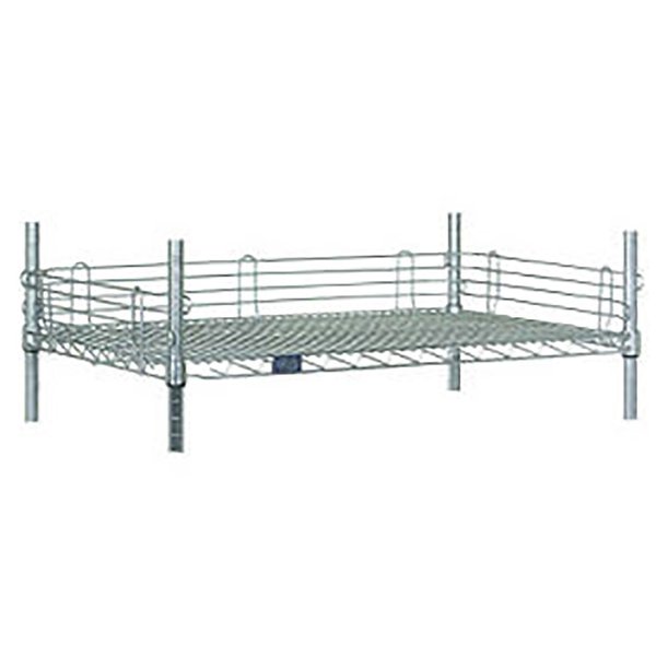 Global Industrial Chrome Ledge 42L X 4H for Wire Shelves AL442C